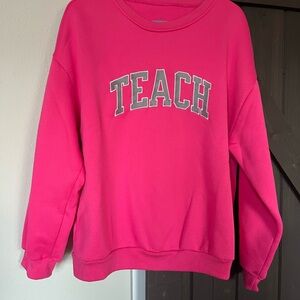 Pink Graphic Sweatshirt